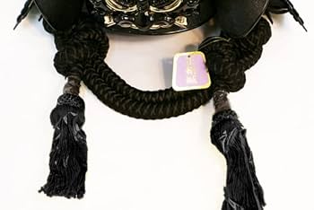 【展示品限り】五月人形　兜　鍬形　収納飾り　※閉店セール　S48 五月人形 兜飾り ゴールド 純金箔押兜 大鍬8号兜 奥行22cm 黒お